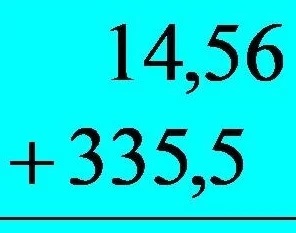 Correctly place decimal numbers when adding