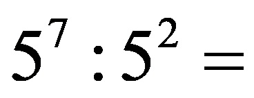 Dividing Exponents with the same base