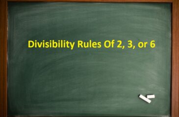 Divisibility Rules Of 2 3 Or 6