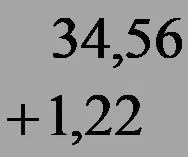 Misplaced decimals when adding