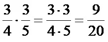 Solution of the first example with multiplication