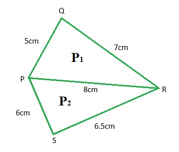 Area of a quadrilateral without parallel sides