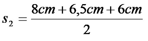 s2 Semi-perimeter for quadrilateral without parallel sides