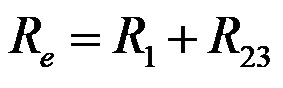 Формула за изчисляване на общото електрическо съпротивление в комбинирана верига